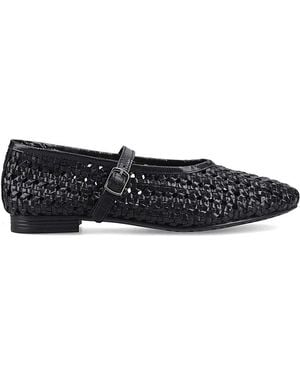 Hush Puppies Delaney Woven Mary Jane - Black