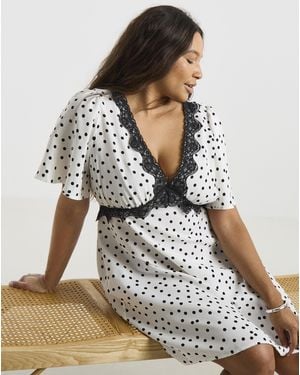 Simply Be Mini Dress - White