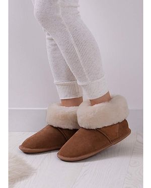 Just Sheepskin Albery Slipper Boots - Grey