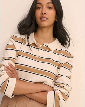 Nobody's Child Nobodys Child Jersey Rugby Polo Top - Natural