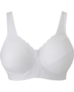 Bestform Cotton Non Wired Bra - White