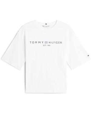 Tommy Hilfiger Trapeze Crew Neck - White