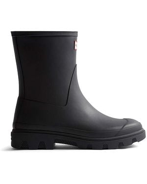 HUNTER Downpour Short Boot - Black