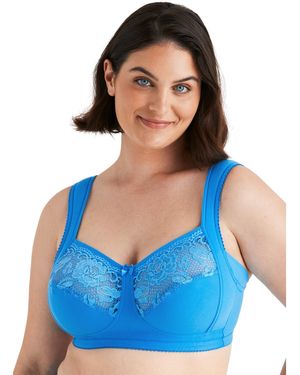 Miss Mary Of Sweden Miss Mary Lovely Lace Bra - Blue