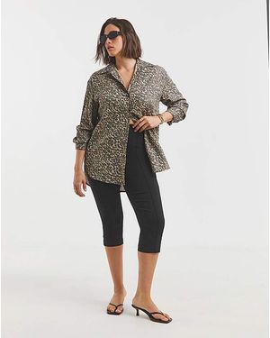 Simply Be Bengaline Capri - Natural