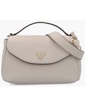 Guess Evie Top Handle Cross-Body Bag - Metallic
