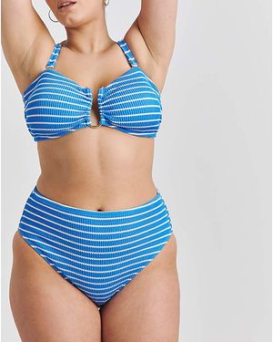 JD Williams High Waist Bikini Brief - Blue
