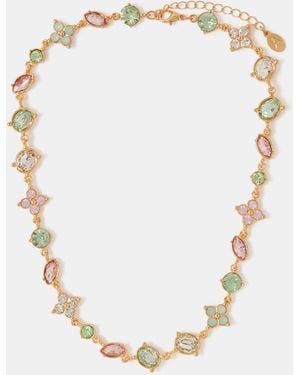 Accessorize Flower Chain Necklace - Multicolour