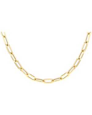 iJewel 9 Carat Paper Chain Necklace - Metallic