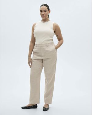 Mango Boreli Trouser - Natural