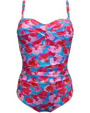 Pour Moi Santa Monica Strapless Swimsuit - Red