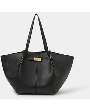 Accessorize Large Winged Tote Bag - Black