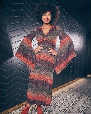 Joe Browns Charlotte Boho Maxi Dress - Red
