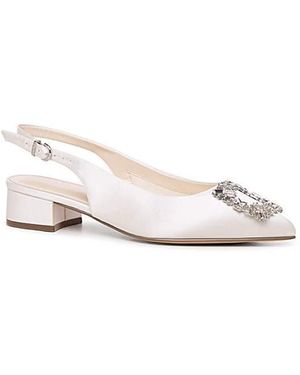 Paradox London Bejeweled Wedding Shoes - White
