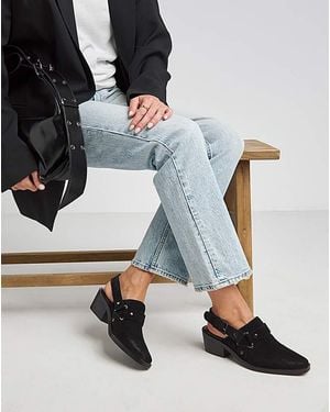 Simply Be Western Detailed Shoe Ex Wide - Multicolour