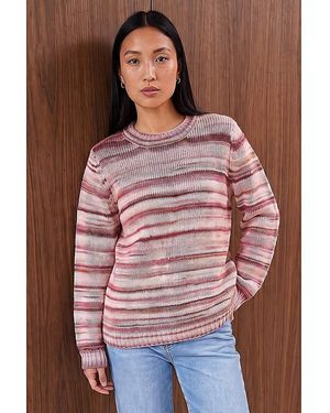 Roman Roman Wool Blend Striped Stretch Jumper - Pink