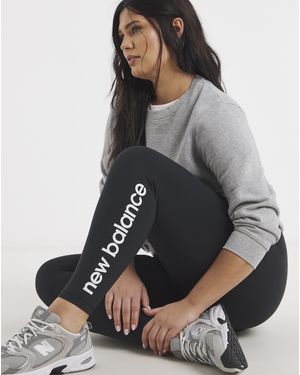 New Balance Sport Graphic Leggings - Grey
