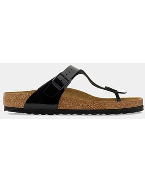 Birkenstock Gizeh Patent Sandals - Black