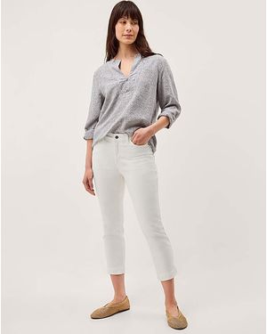 Monsoon Idabella Crop Skinny Jeans - Natural