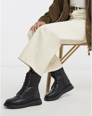 Heavenly Feet Martina Lace Up Wide - Natural