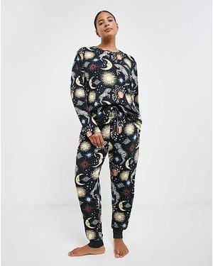 Chelsea Peers Zebra Crew Pj Set - White