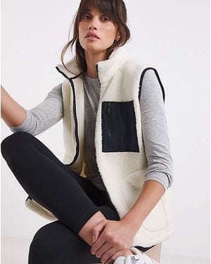 Sweaty Betty Plush Gilet - Grey