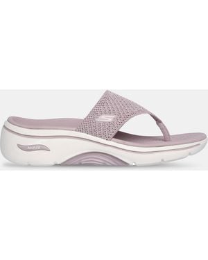 Skechers Go Walk Arch Fit Carrie Sandals - Purple
