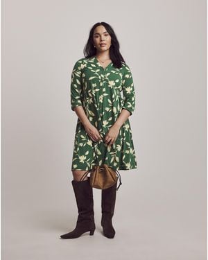 Julipa Printed Jersey Shift Dress - Green