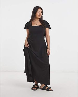 Simply Be Waist Detail Dress - Black