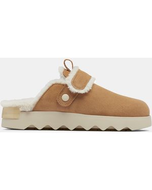 Sorel Viibe Suede Cosy Clog - Natural