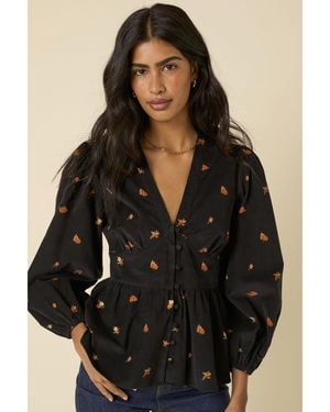 Nobody's Child Starlight Top - Black