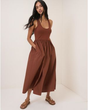 Nobody's Child Nc Lexie Midi Dress - Brown