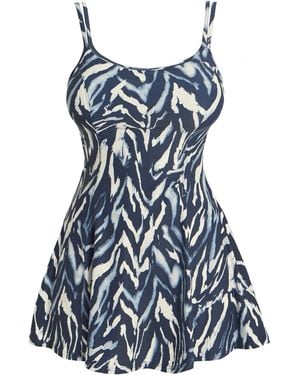 MAGISCULPT Flatter Me Swimdress - Blue