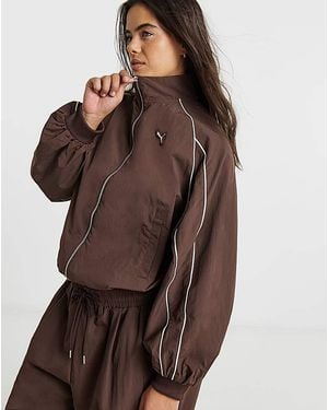 PUMA Woven Track Jacket - Brown