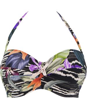 Fantasie Maldives Bandeau Bikini Top - Black