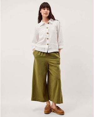 Monsoon Emelia Linen Shirt - Natural