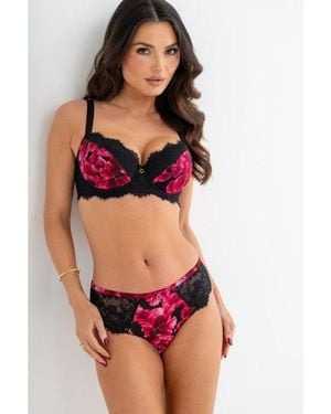 Pour Moi Bliss Brazilian Brief - Red