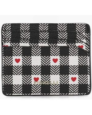 Fiorelli Marnie Gingham Heart Card Case - Black