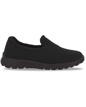 Cushion Walk Leisure Shoes Eeeee Fit - Black