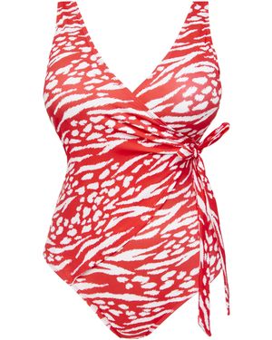 Simply Be Value Swimsuit - Red