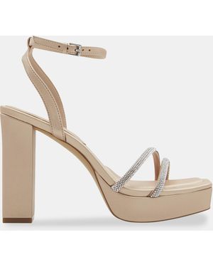 ALDO Tintin Platform Heeled Sandals - White