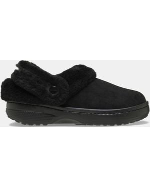 Crocs™ Unfurgtble Vegan Suede Clog - Black