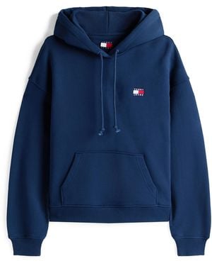 Tommy Hilfiger Boxy Hoodie - Blue
