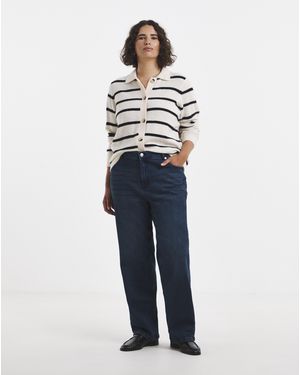 Simply Be 99 1 Relaxed Straight Leg Jeans - Blue