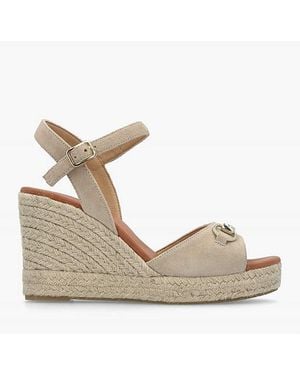 Daniel Footwear Daniel Jaffle Suede Wedge Espadrilles - Natural
