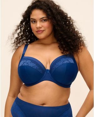 Elomi Nerina Plunge Wired Bra - Blue