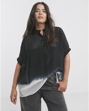Religion Jade Top - Black