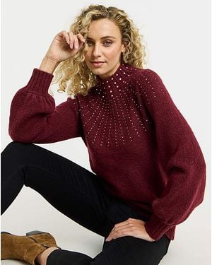 Joe Browns Sparkle Season Jumper - Red