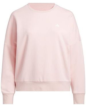 adidas Small Logo Sweatshirt - Pink