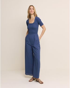 Nobody's Child Petite Zita Jumpsuit - Blue